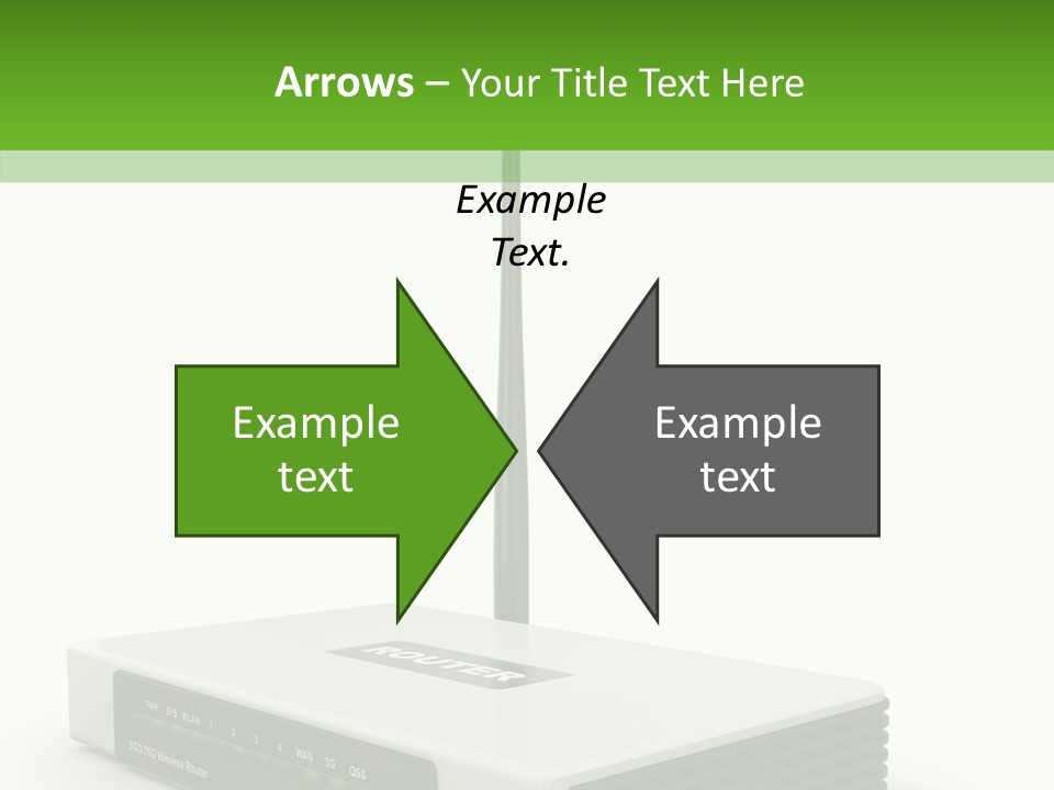 Communications Node Wan PowerPoint Template