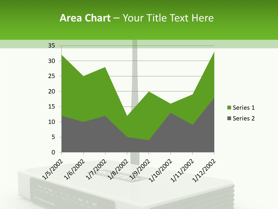 Communications Node Wan PowerPoint Template