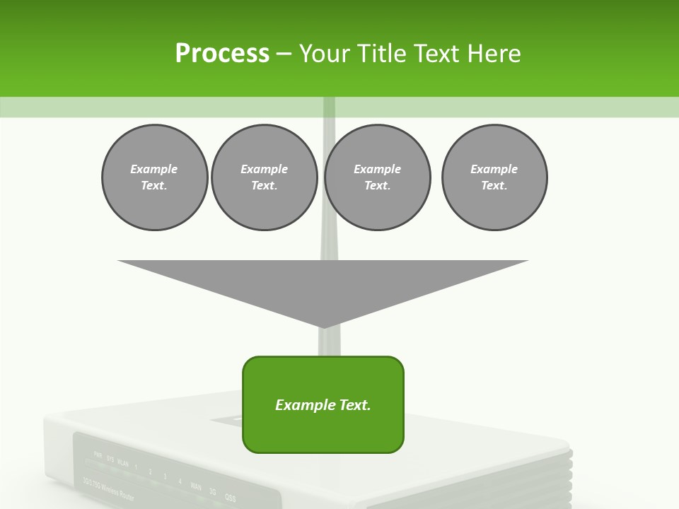 Communications Node Wan PowerPoint Template