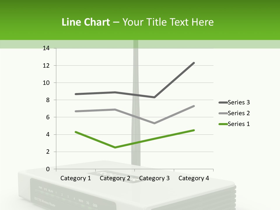 Communications Node Wan PowerPoint Template