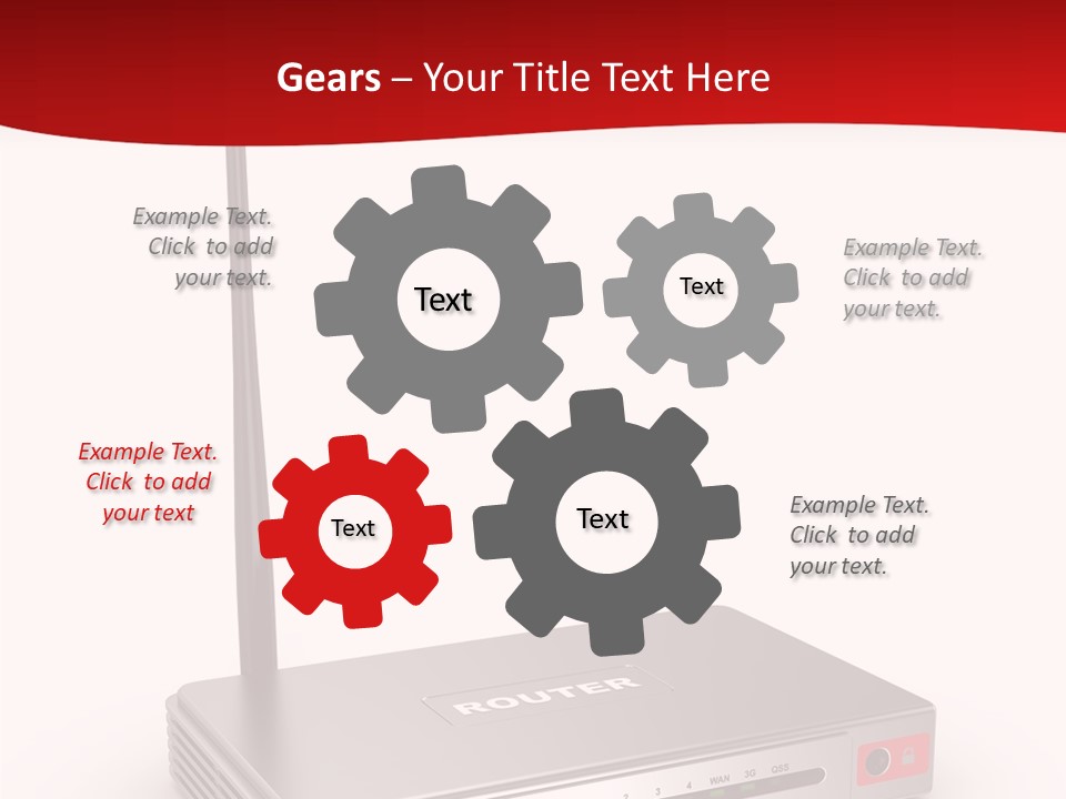 Led Internet Communications PowerPoint Template