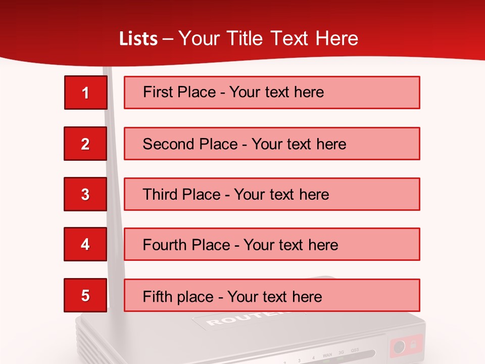 Led Internet Communications PowerPoint Template