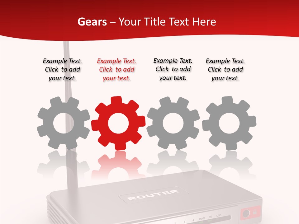 Led Internet Communications PowerPoint Template