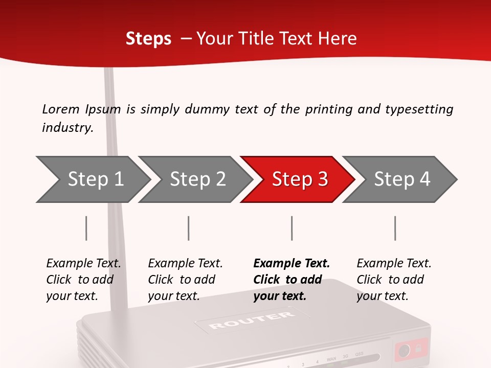 Led Internet Communications PowerPoint Template