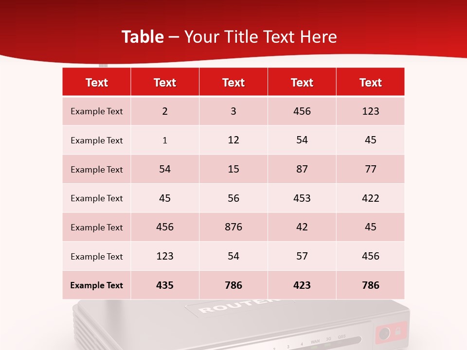 Led Internet Communications PowerPoint Template