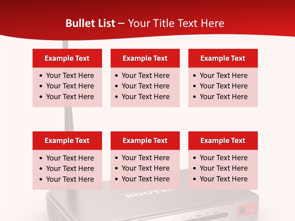Led Internet Communications PowerPoint Template