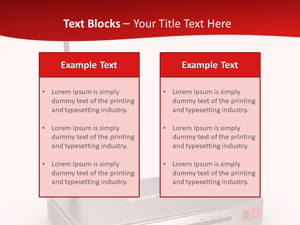 Led Internet Communications PowerPoint Template