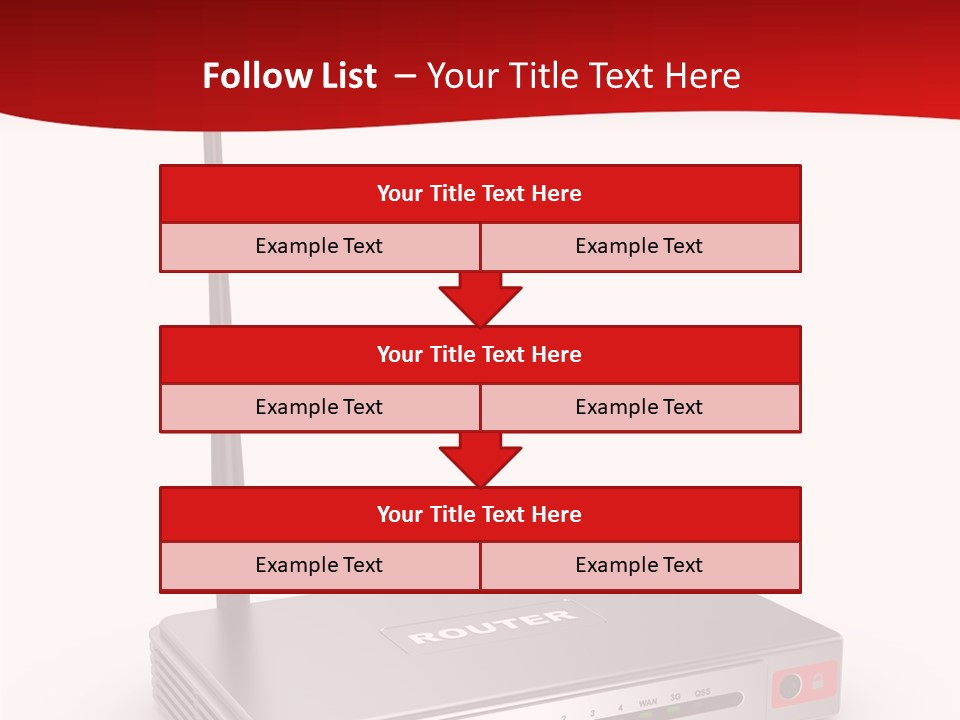 Led Internet Communications PowerPoint Template