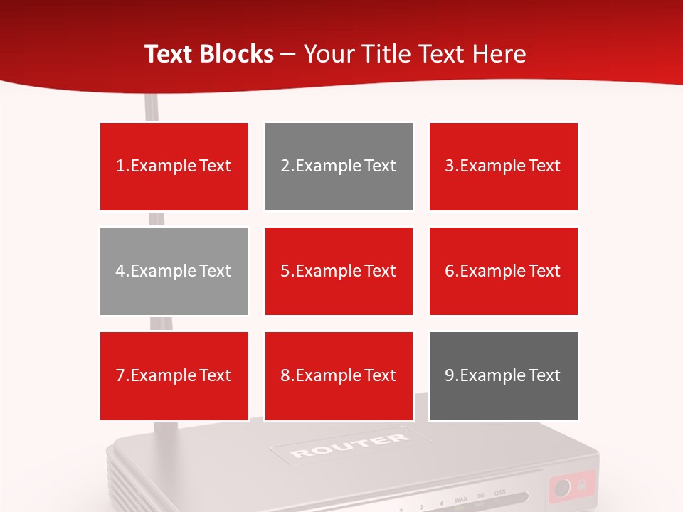 Led Internet Communications PowerPoint Template