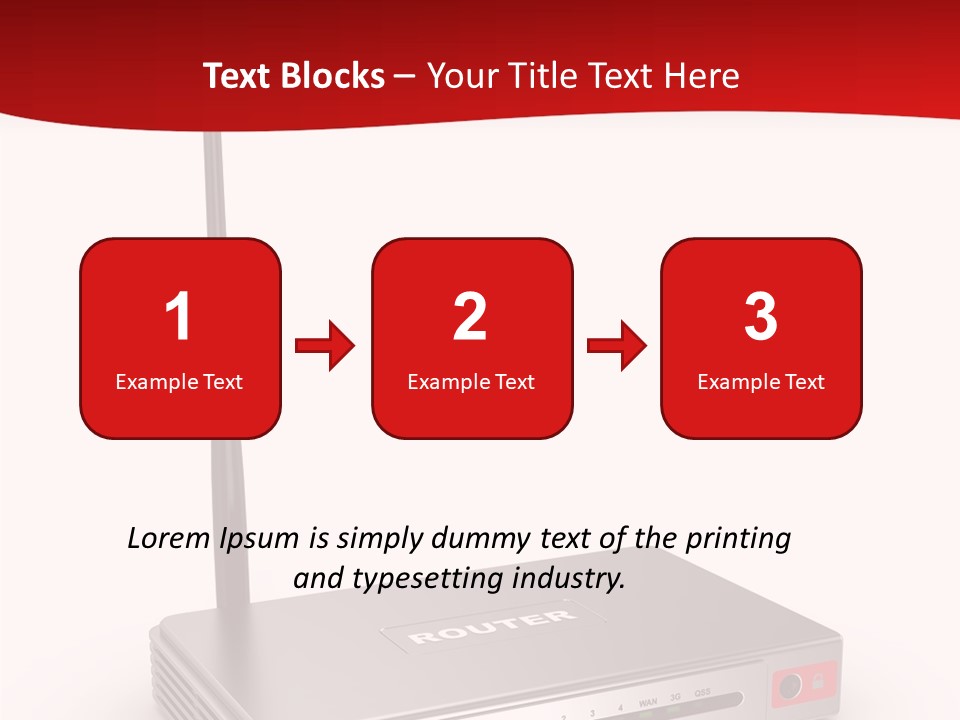 Led Internet Communications PowerPoint Template