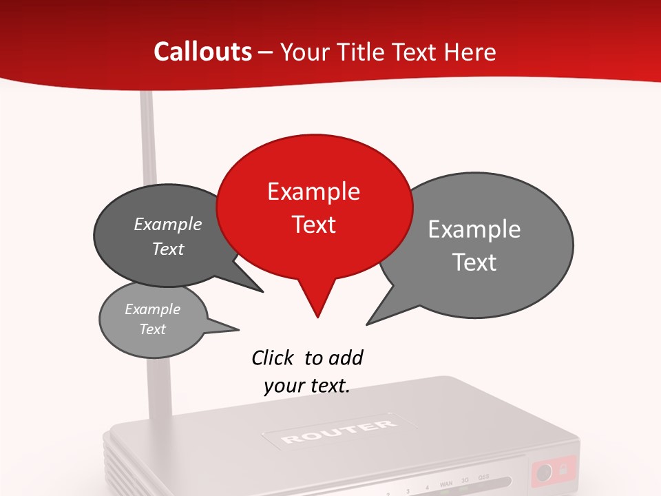 Led Internet Communications PowerPoint Template