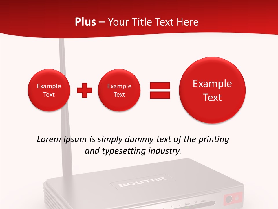 Led Internet Communications PowerPoint Template
