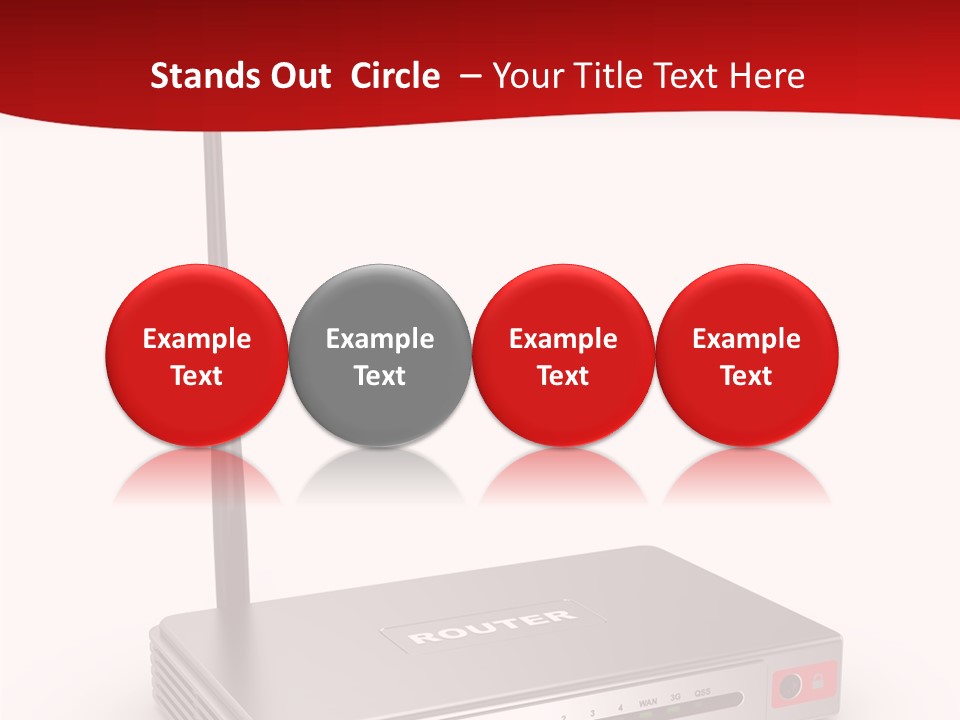 Led Internet Communications PowerPoint Template