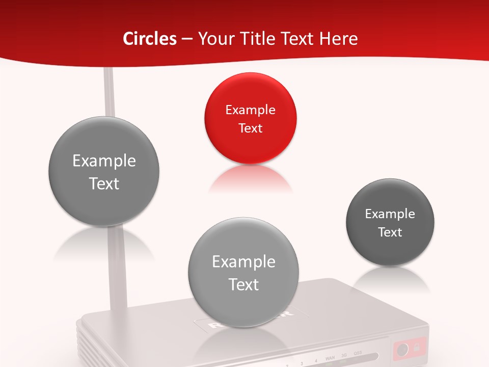 Led Internet Communications PowerPoint Template