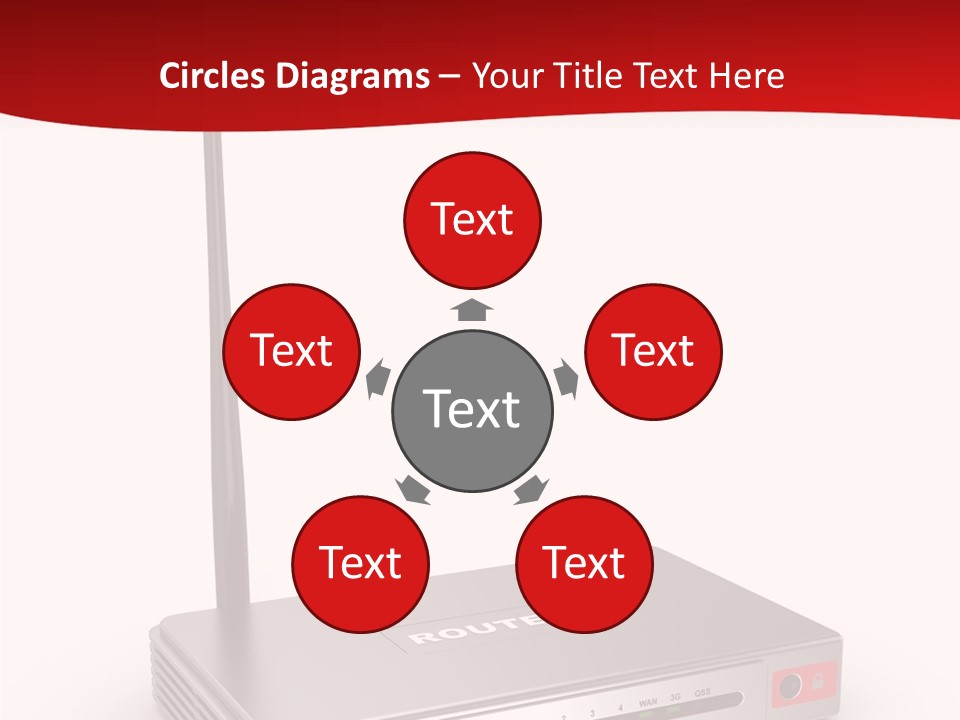 Led Internet Communications PowerPoint Template