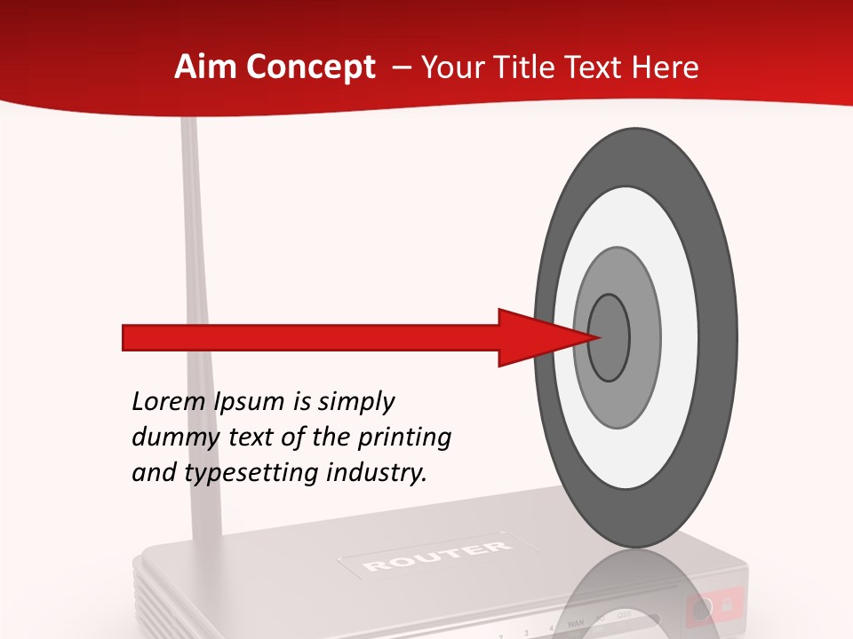 Led Internet Communications PowerPoint Template