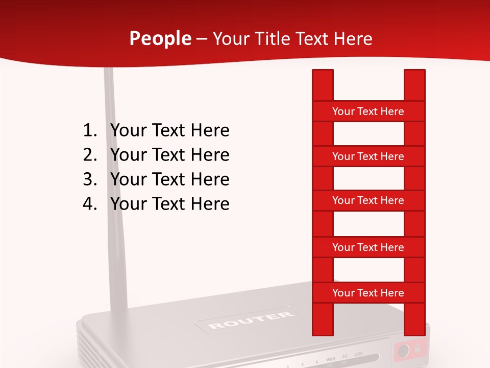 Led Internet Communications PowerPoint Template