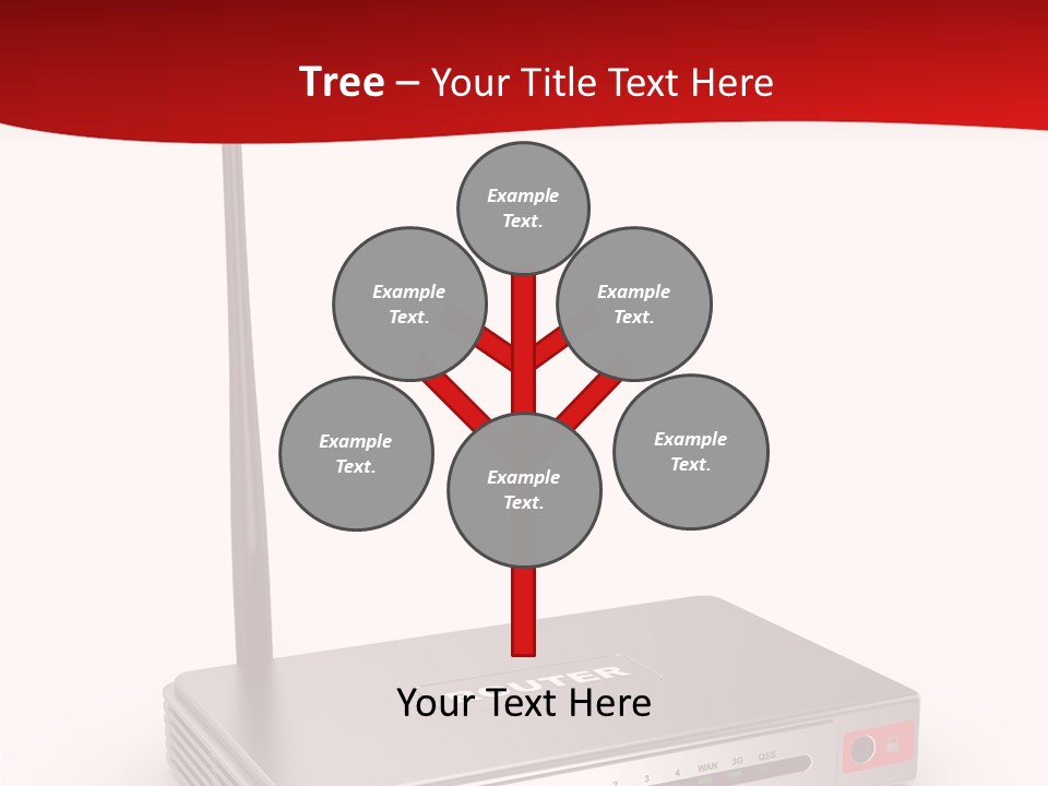Led Internet Communications PowerPoint Template
