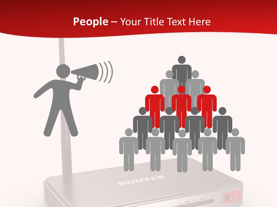 Led Internet Communications PowerPoint Template