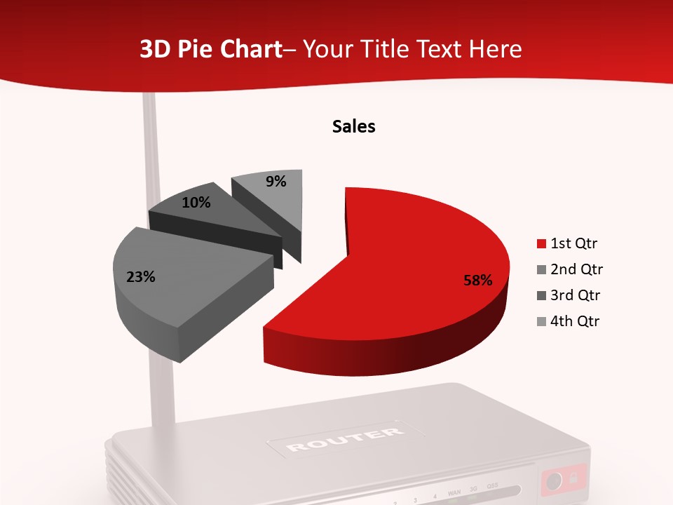 Led Internet Communications PowerPoint Template