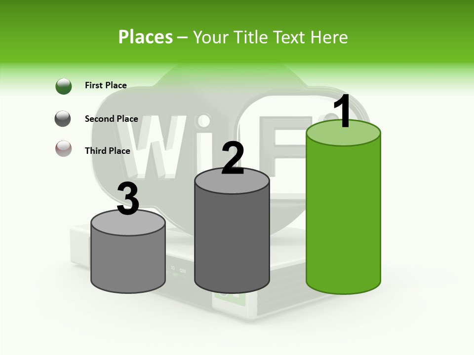 Symbol Wifi Wired PowerPoint Template