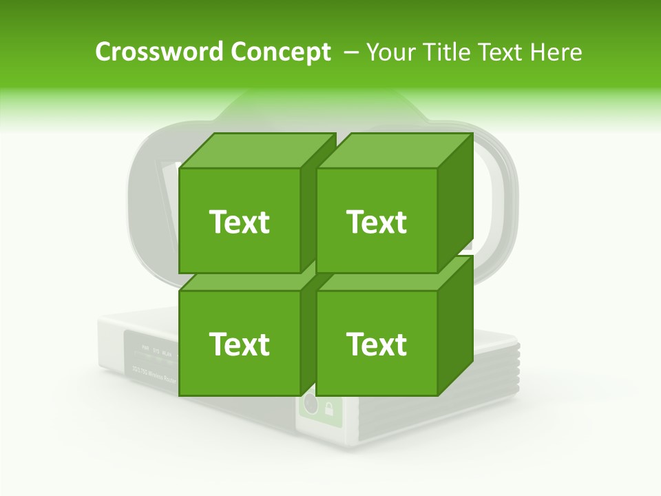 Symbol Wifi Wired PowerPoint Template