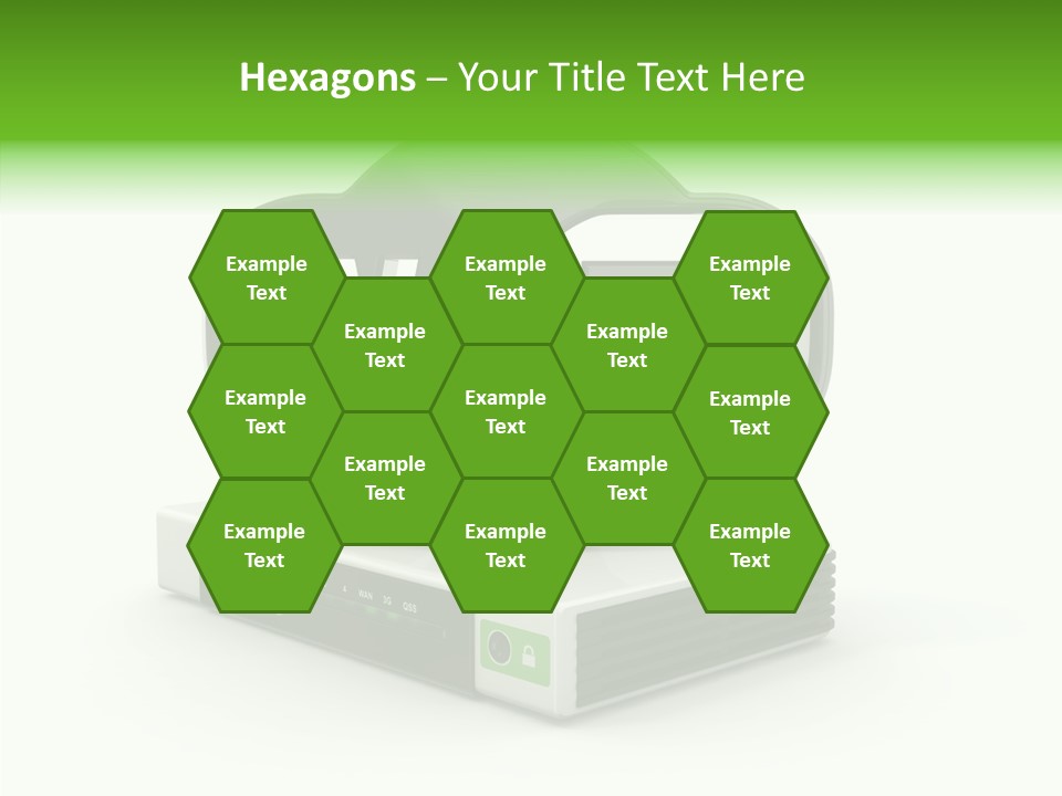 Symbol Wifi Wired PowerPoint Template