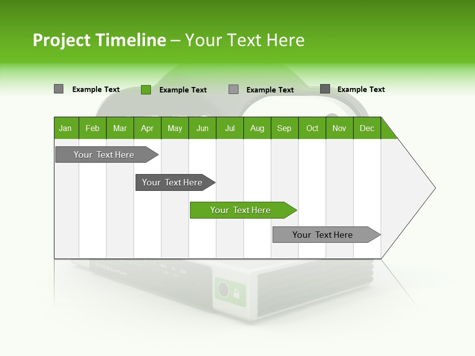 Symbol Wifi Wired PowerPoint Template