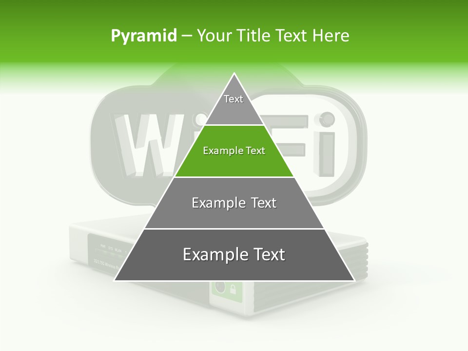 Symbol Wifi Wired PowerPoint Template