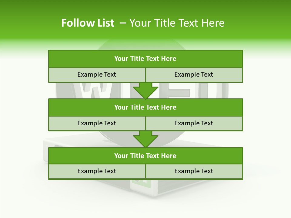 Symbol Wifi Wired PowerPoint Template