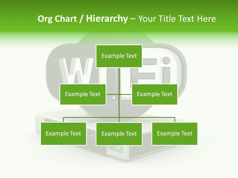 Symbol Wifi Wired PowerPoint Template
