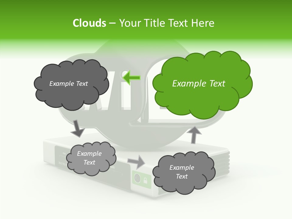 Symbol Wifi Wired PowerPoint Template