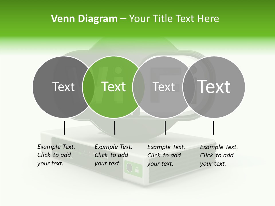Symbol Wifi Wired PowerPoint Template