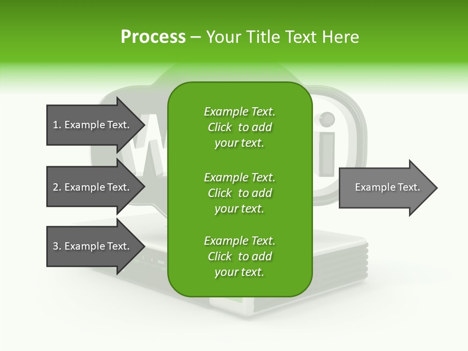 Symbol Wifi Wired PowerPoint Template