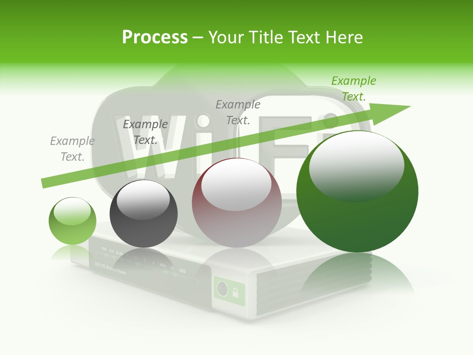 Symbol Wifi Wired PowerPoint Template
