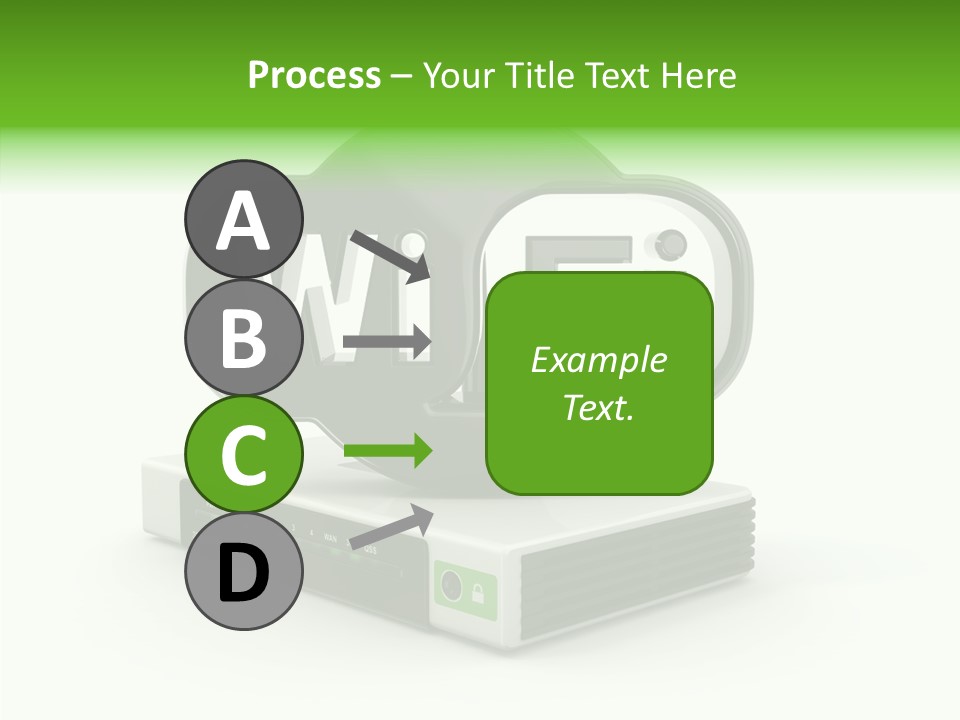 Symbol Wifi Wired PowerPoint Template