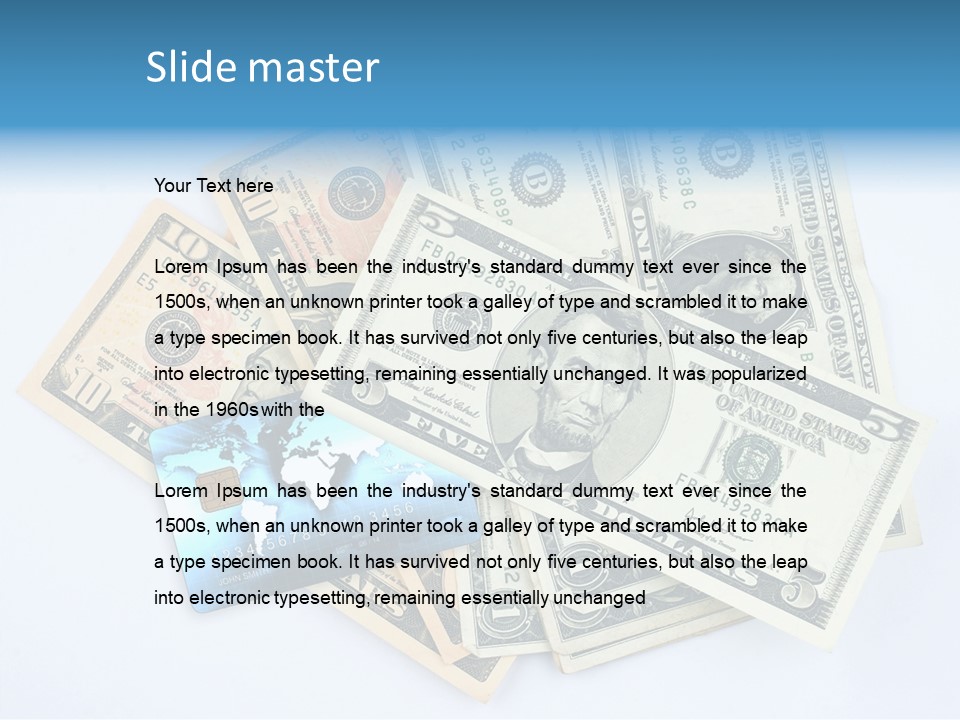 Electronic Pay Bill PowerPoint Template