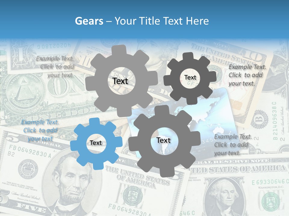 Modern Debit Global PowerPoint Template