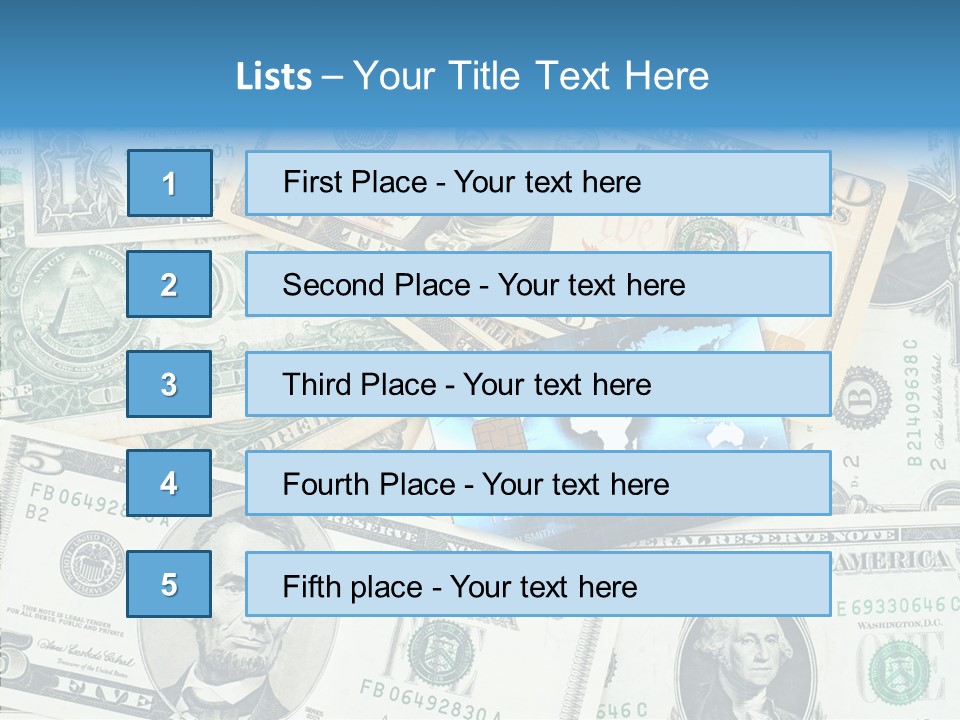 Modern Debit Global PowerPoint Template