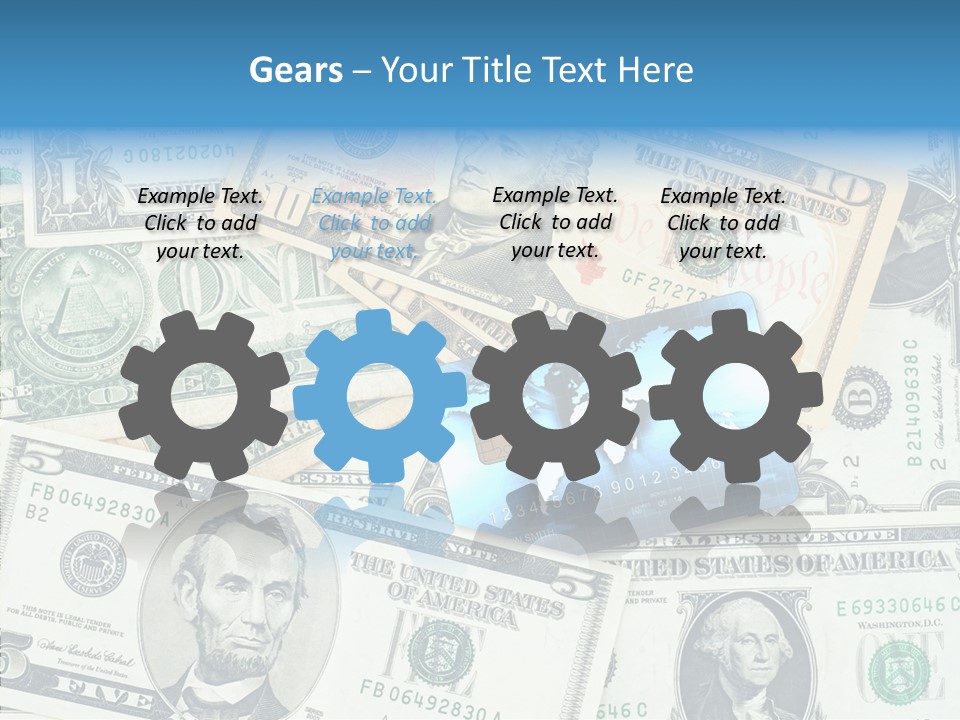 Modern Debit Global PowerPoint Template