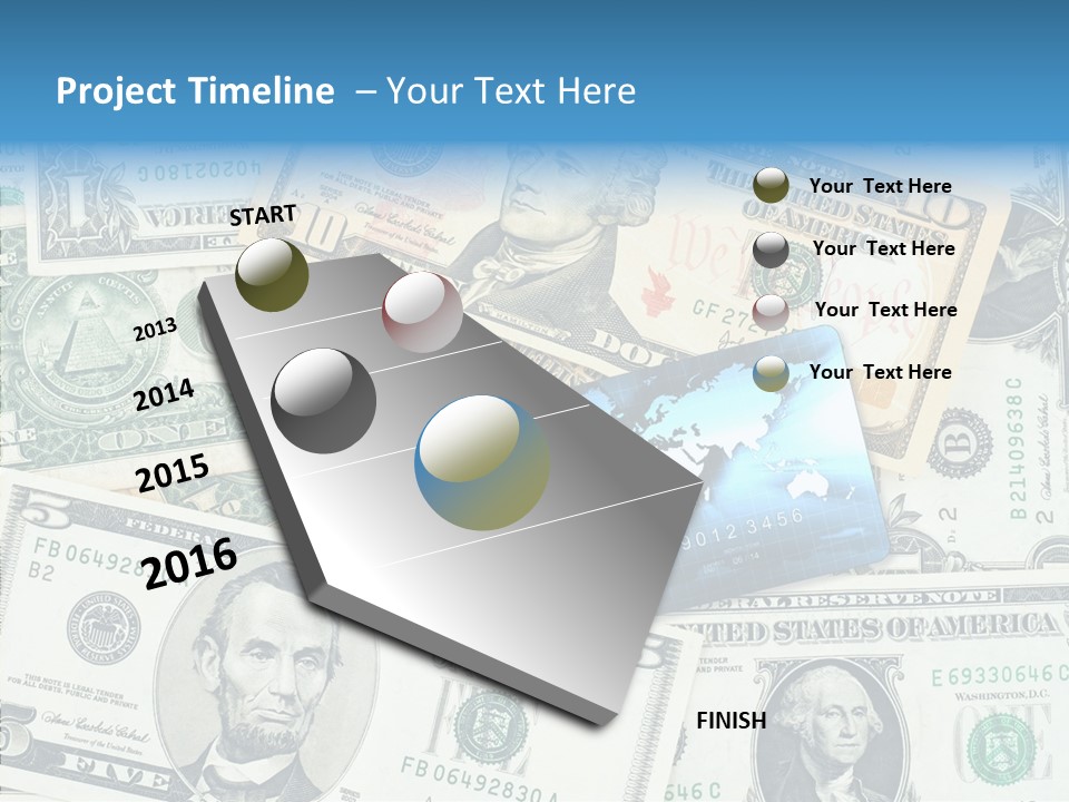 Modern Debit Global PowerPoint Template