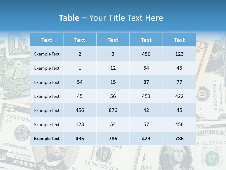 Modern Debit Global PowerPoint Template
