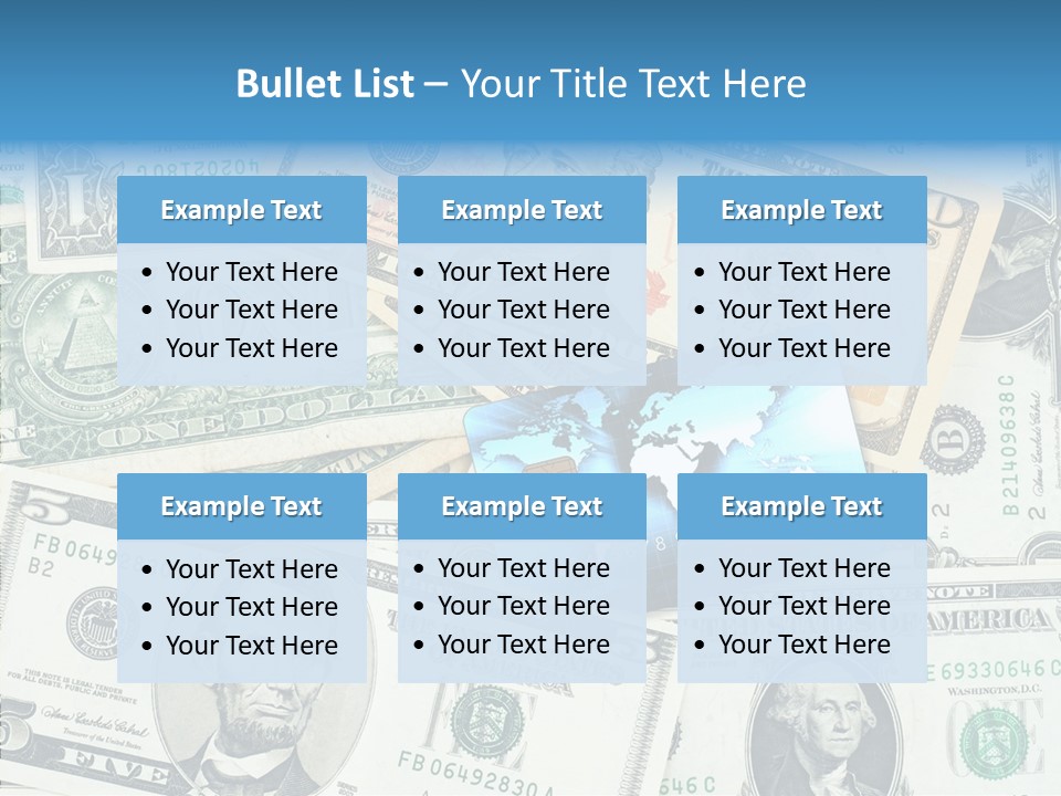 Modern Debit Global PowerPoint Template