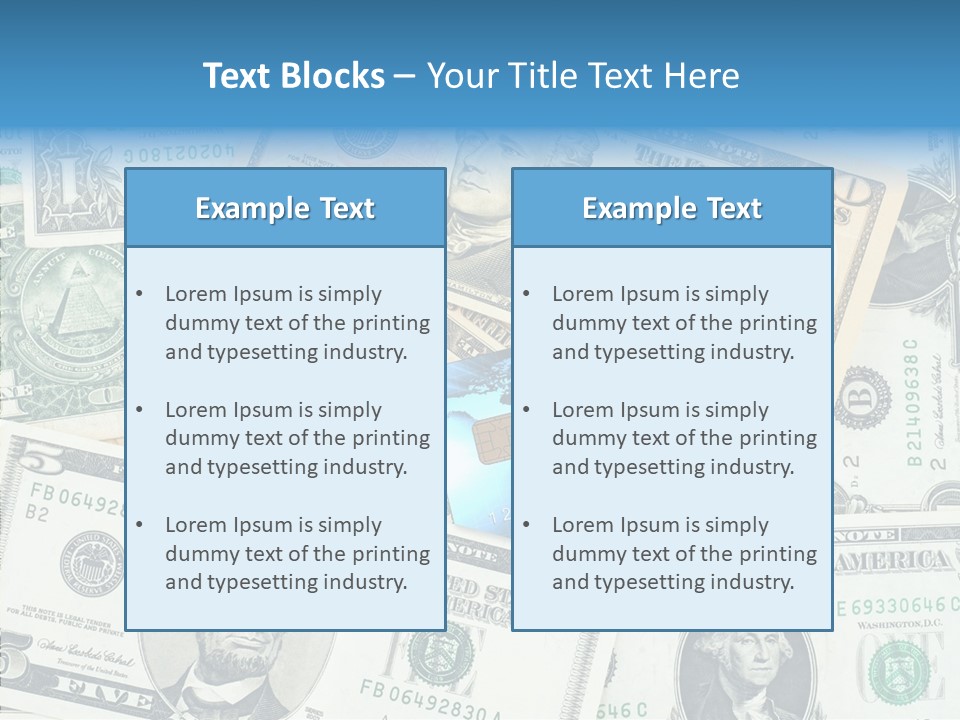 Modern Debit Global PowerPoint Template