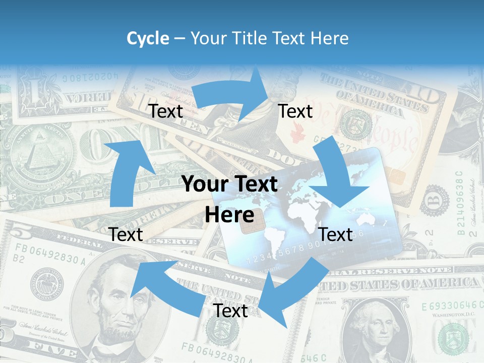 Modern Debit Global PowerPoint Template