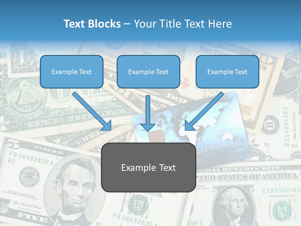 Modern Debit Global PowerPoint Template