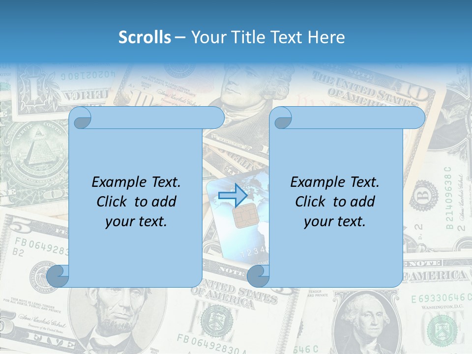 Modern Debit Global PowerPoint Template