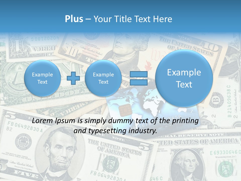 Modern Debit Global PowerPoint Template