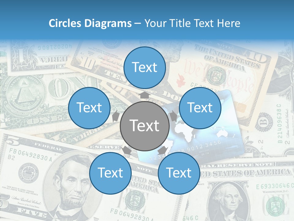 Modern Debit Global PowerPoint Template