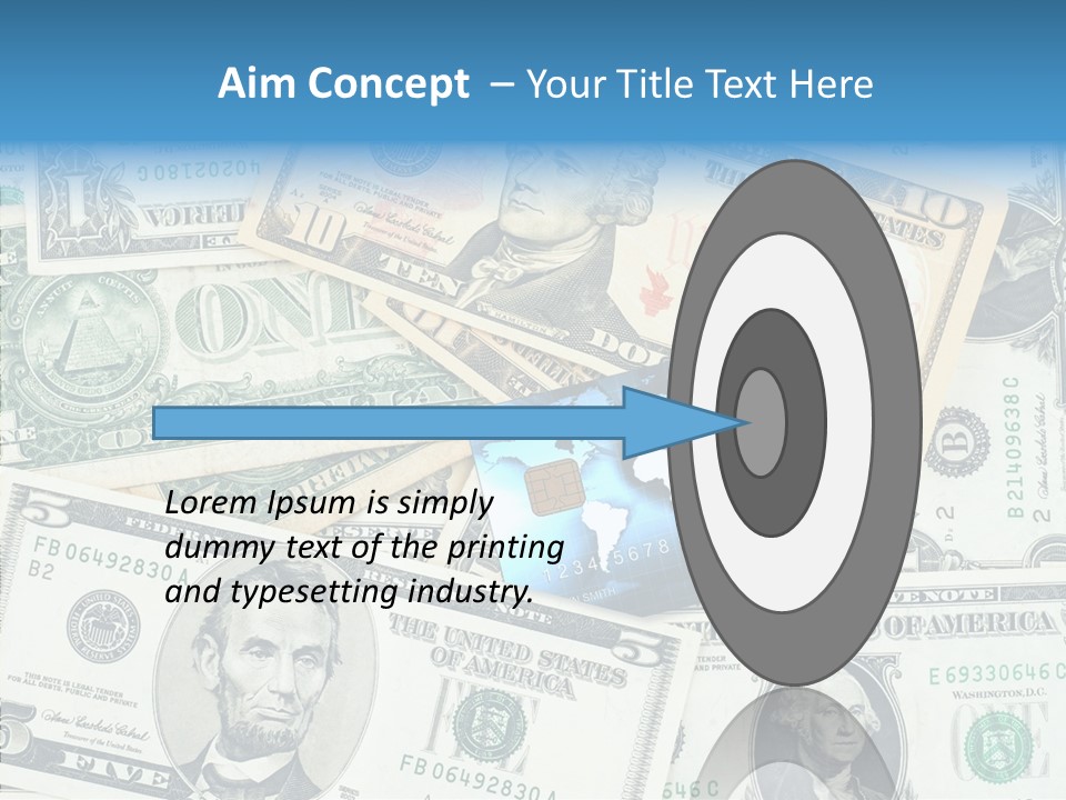 Modern Debit Global PowerPoint Template